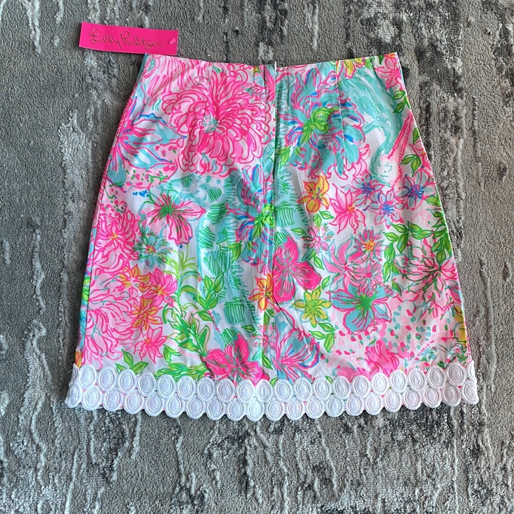 NWT Lilly Pulitzer Floral Izzy Skirt Size 00 - Picture 4 of 12